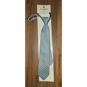 Cat & Jack Boy's Zipper Tie Teal NEW